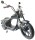 Rocknbikes RE10 MH3 Elektro-Chopper Schwarz-Matt 45km/h Doppelsitzbank Alufelgen 3kW  Akku 60V30Ah