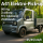 RocknBikes Pick-Up Cargo A41 Grau 72V108Ah LiFeP04 Akku 45km/h Version 2 Personen Straßenzulassung