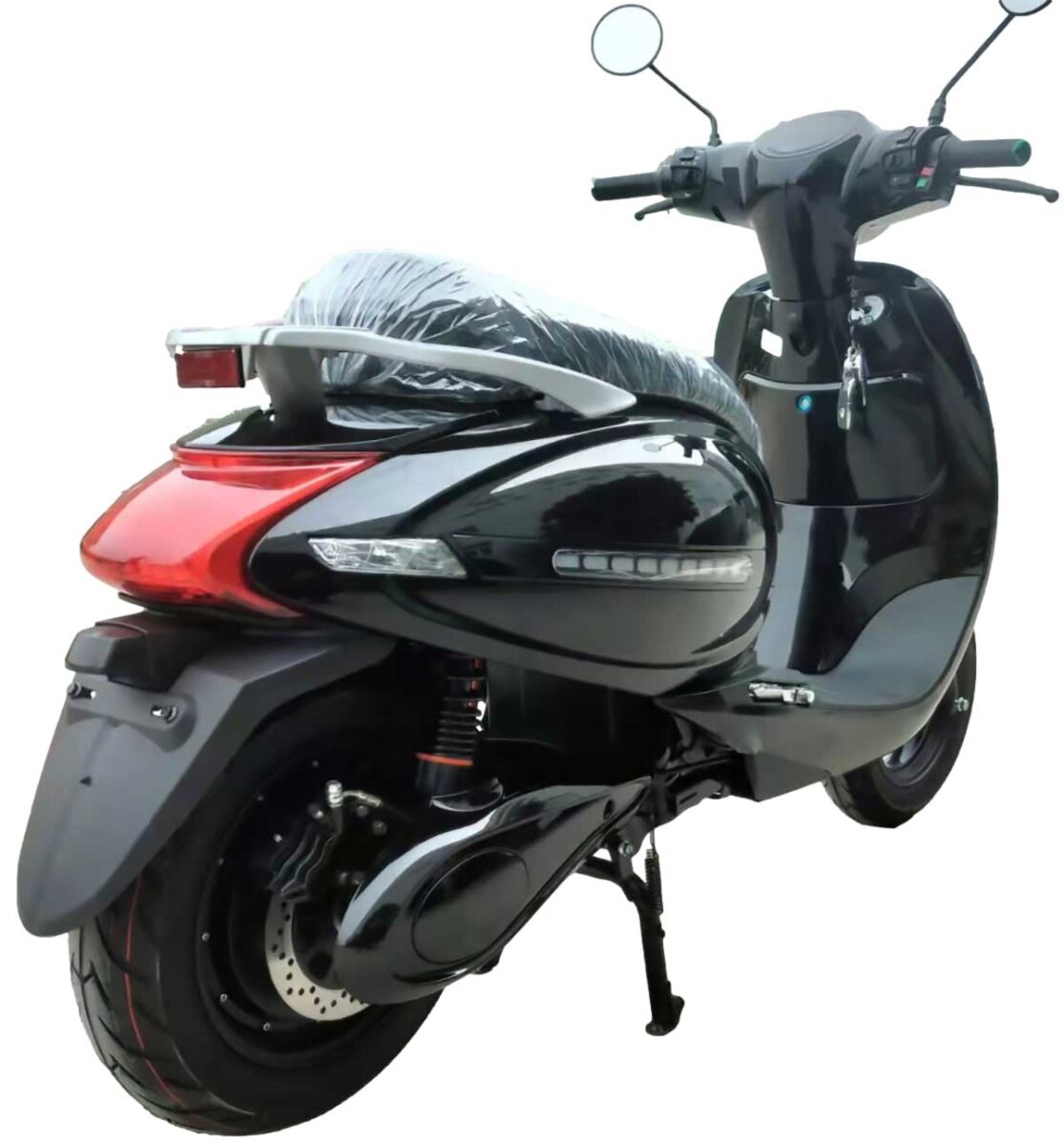 RocknBikes KAINING KN-YZ 8000W E-Roller – Schloss und Handschuhfach in elegantem Schwarz, mit Sitzbank und digitalem Display