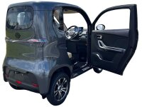 ES1 MicroCar 45km/h Antrazith Grau 60V52Ah Lithium Akku herausnehmbar 4-Wheeler ab 15 Jahren 2-Personen Zulassung