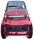 ES1 MicroCar 45km/h Burgundy Rot 60V52Ah Lithium Akku herausnehmbar 4-Wheeler ab 15 Jahren 2-Personen Zulassung
