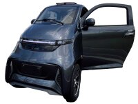 ES1 MicroCar 25km/h Antrazith Grau 60V52Ah Lithium Akku herausnehmbar 4-Wheeler ab 15 Jahren 2-Personen Zulassung
