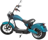 Rocknbikes RE10 MH3 Elektro-Chopper Matt Saphire Green...