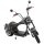 Rocknbikes RE10 MH3 Elektro-Chopper Carbon-Look Graphite 45km/h Doppelsitzbank Alufelgen 3kW  Akku 60V30Ah