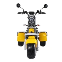 Rocknbikes CP3.1 Trike Gelb Yellow 45km/h Elektroroller mit Akku 60V25Ah