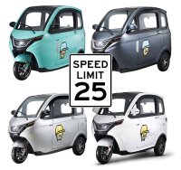 EccoStar X3 MicroCar 25km/h Mofa Version  2 Jahre Ab15...