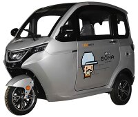 EccoStar X3 MicroCar 25km/h Mofa Version  2 Jahre Ab15 Jahren oder Führerscheinfrei für Personen geboren vor dem 01.04.65