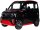 EccoStar X9 E Schwarz-Rot 4-Wheeler Side-By-Side MicroCar 45km/h Mokick ab15 mit Führerschein AM 2-Personen