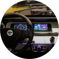 EccoStar X9 E Weiss 4-Wheeler Side-By-Side MicroCar 45km/h Mokick ab15 mit Führerschein AM 2-Personen