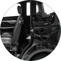 EccoStar X9 E Weiss 4-Wheeler Side-By-Side MicroCar 45km/h Mokick ab15 mit Führerschein AM 2-Personen