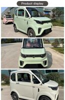 EccoStar X9 E Weiss 4-Wheeler Side-By-Side MicroCar 45km/h Mokick ab15 mit Führerschein AM 2-Personen
