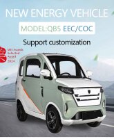 EccoStar X5 E Mint 80Ah Akku 4-Wheeler MicroCar 45km/h Mokick ab15 mit Führerschein AM 2-Personen