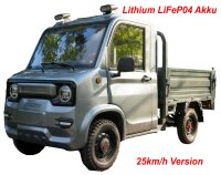 RocknBikes Pick-Up Cargo A41 Grau 72V108Ah LiFeP04 Akku...